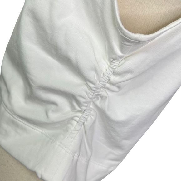 ATM Anthony Thomas Melillo Ruched Pima Cotton-Blend Jersey Tank - Picture 4 of 6